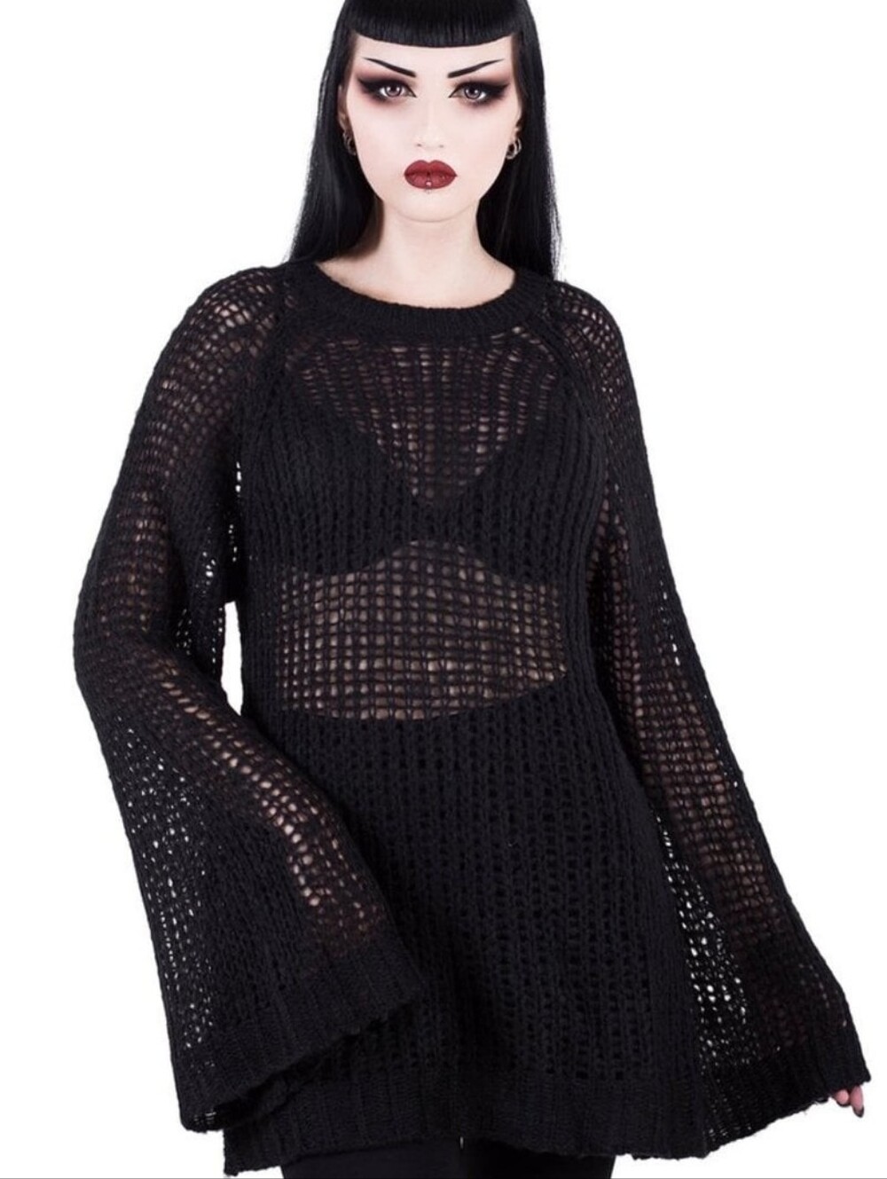 Killstar Audrey Evil Knit Sweater